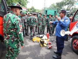 Kolaborasi Kodim 0502/Jakarta Utara dan Damkar: Pelatihan Pengoperasian Water Tank