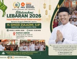 Silaturahmi Lebaran PKS Jakarta Timur, H. Ghozi Zulazmi Sambut Hangat Warga dan Relawan