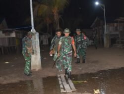 Dansatgas Tinjau Progres Pembangunan TMMD di Kampung Keakwa Pasca Pembukaan Resmi