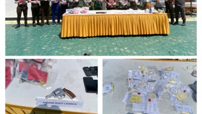 Kejari Labusel Musnahkan Ratusan Gram Sabu dan Ganja, Puluhan Perkara Inkracht Dituntaskan