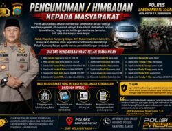 Polres Labusel Berikan Himbauan Kepada Masyarakat Terkait Ranmor yang Hilang