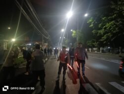 Tengah Malam Polisi Siaga, Polsek Ciracas Perketat Patroli Antisipasi Begal, Tawuran dan Balap Liar