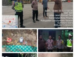 Respon Cepat Keluhan Warga, Polsek Kotapinang Gelar GSN di Kampung Banjar II