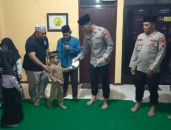 Sentuhan Kasih di Hari Spesifik, Kapolsek Cakung Santuni Puluhan Anak Yatim dan Gelar Doa Bersama