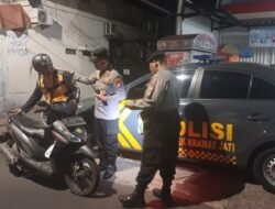 Kapolsek Kramat Jati Pimpin Patroli Malam, Antisipasi Tawuran dan Kejahatan Jalanan