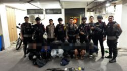 Enam Pemuda dan Satu Celurit Diamankan Tim Patroli Perintis Presisi di Makasar
