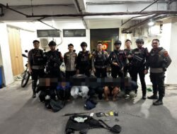 Enam Pemuda dan Satu Celurit Diamankan Tim Patroli Perintis Presisi di Makasar