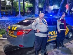 Saat Warga Terlelap, Polsek Kramat Jati Berpatroli Menjaga Jakarta Tetap Aman