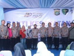 Bakti kesehatan HUT Bhayangkara ke-80, Polres Metro Jakarta Timur hadirkan layanan kesehatan gratis dan bantuan sosial bagi warga Pasar Rebo