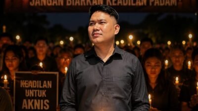 Aksi 1.000 Lilin untuk Aknis Jance Zebua Digelar di Medan, Serukan Penegakan Keadilan