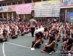 Polsek Cakung Bekali Pelajar YP IPPI dengan Edukasi Anti Bullying, Anti Tawuran dan Bahaya Narkoba Saat MPLS