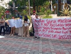 AMPK Gelar Aksi Ketiga di ATR/BPN, Tuntut Penghentian Operasional PT Bakrie Sumatera Plantations di Lahan Sengketa 396 Hektare Asahan
