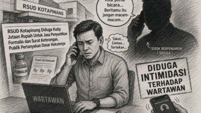 Diduga Ada Upaya Bungkam Pers, Wartawan Pemberita Dugaan Pungutan Formalin di RSUD Kotapinang Dapat Tekanan