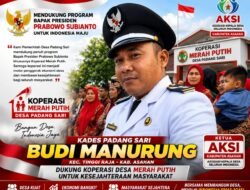 Kades Padang Sari Budi Manurung, Ketua AKSI Kabupaten Asahan, Tegaskan Dukungan terhadap Koperasi Merah Putih