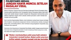 POLRESTABES MEDAN DISENTIL KERAS: JANGAN TUNGGU VIRAL BARU BERGERAK!