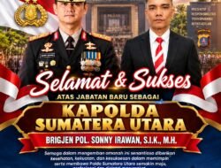 Budiman Sihombing Sampaikan Selamat kepada Brigjen Pol. Sonny Irawan,S.I.K.,M.H atas Amanah Baru sebagai Kapolda Sumatera Utara