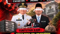 DPC PEMUDA DEMOKRASI INDONESIA SERDANG BEDAGAI SERUKAN AKSI DI POLDA SUMUT, DESAK PENGUSUTAN DUGAAN KORUPSI DAN JUAL BELi JABATAN